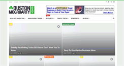 Desktop Screenshot of dustonmcgroarty.com